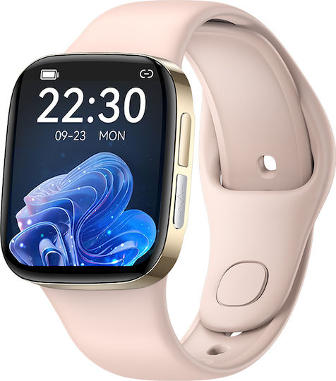 iSEN JL08 Smartwatch with Heart Rate Monitor (Gold) view 3