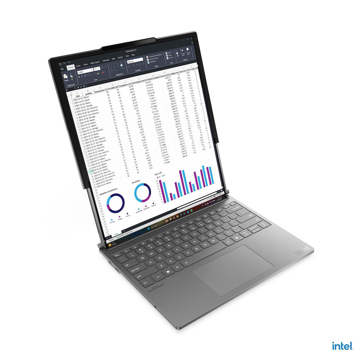 Lenovo ThinkBook Plus G6 Rollable 16.7" OLED 120Hz (Ultra 7-258V/32GB/1TB SSD/W11 Pro) Luna Grey (International English Keyboard) view 2