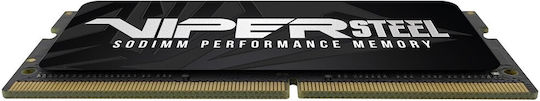 Patriot Viper Steel DDR4 with Module 1x32GB and Speed 3200 for Laptop PVS432G320C8S vue 3