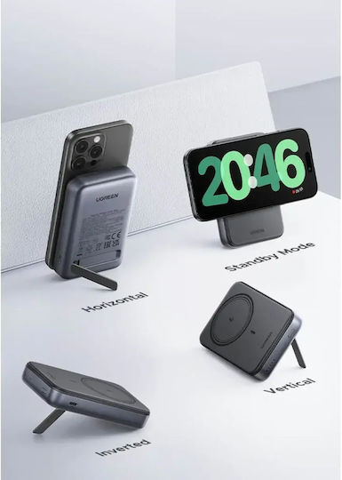 Ugreen PB562 MagSafe Power Bank 10000mAh 20W with USB-C Port Power Delivery Black view 5