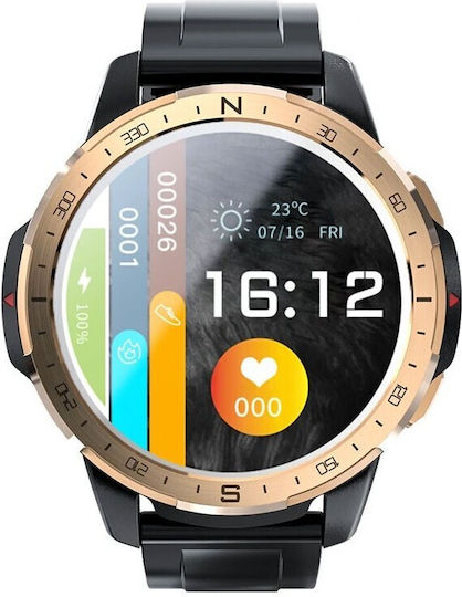 Lokmat APPLLP7 Stainless Steel 50mm Waterproof Smartwatch with Heart Rate Monitor (Rose Gold) view 4