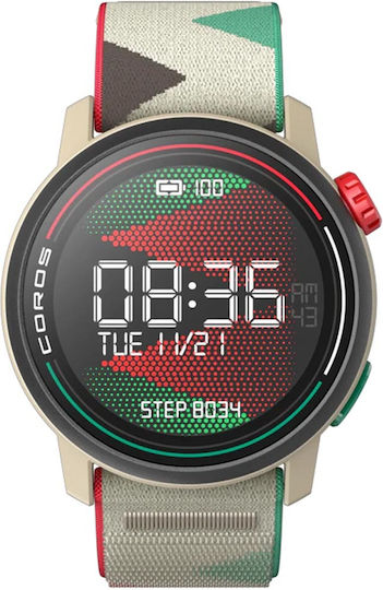 Coros Pace 3 Eliud Kipchoge Edition Smartwatch with Heart Rate Monitor (Green) view 4