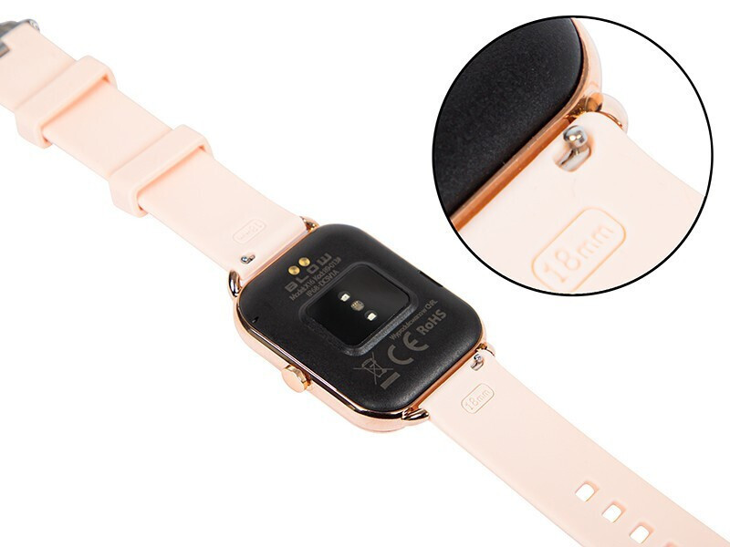 X16 Smartwatch with Heart Rate Monitor (Pink) vista 7