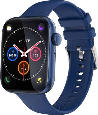 P59 2.01 Inch Color Screen Smart Watch Support Heart Rate Monitoring Blood Pressure Monitoring Blood Oxygen Monitoring Blue view 1