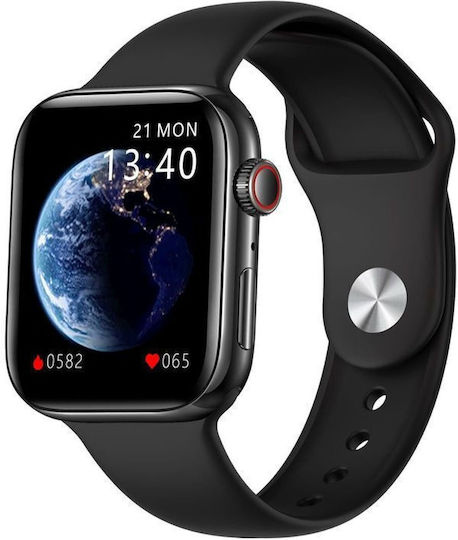Z51 45mm Smartwatch with Heart Rate Monitor (Black)