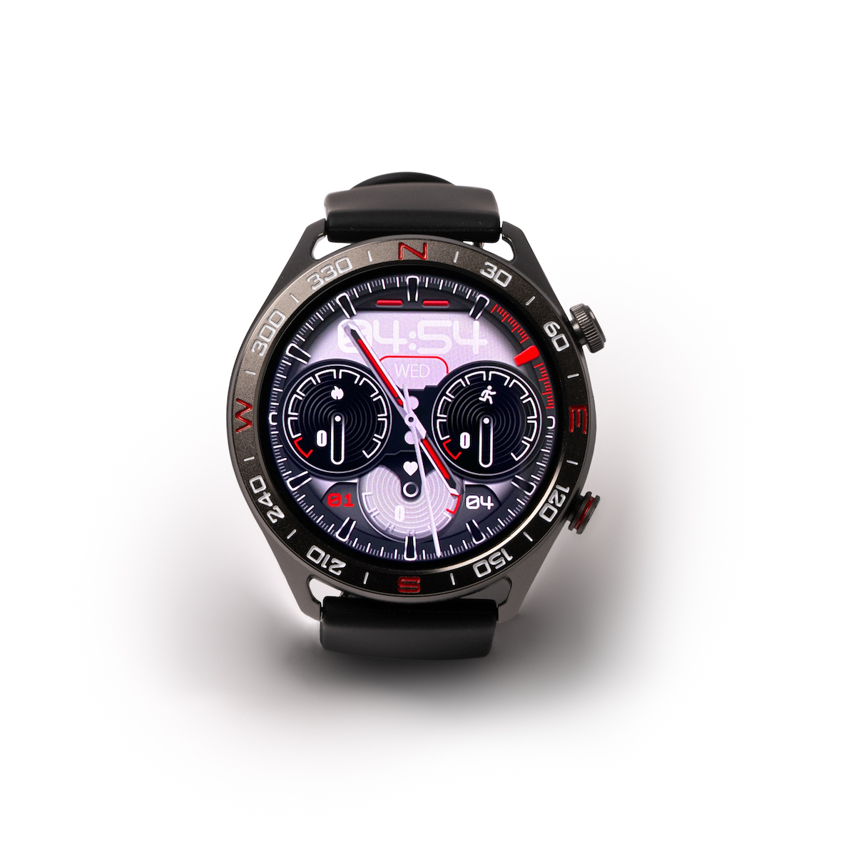 SW1295 Aluminium Smartwatch with Heart Rate Monitor (Black) view 4