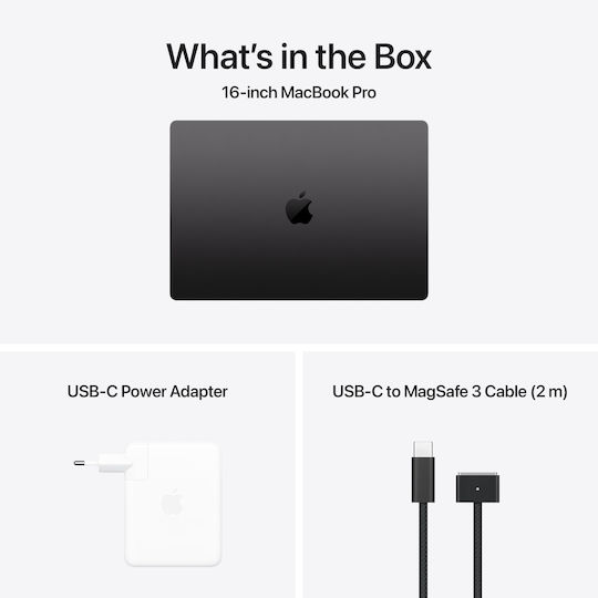 Apple MacBook Pro 16" (2024) 16.2" Retina Display 120Hz (M4-Max 14‑core/36GB/1TB SSD) Space Black (International English Keyboard) view 8