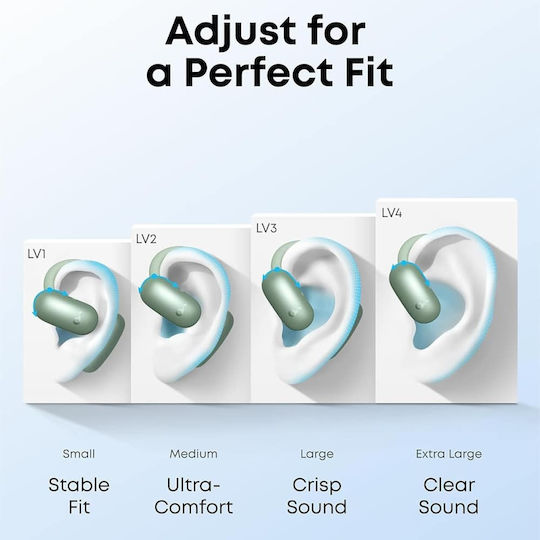 Soundcore by Anker AeroFit 2 Open Ear Bluetooth Handsfree Earphones with Sweat Resistance and Charging Case Blue vue 5
