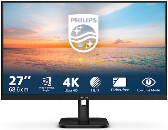 Philips E-Line 27E1N1800A IPS HDR Monitor 27" 4K 3840x2160 with Response Time 4ms GTG
