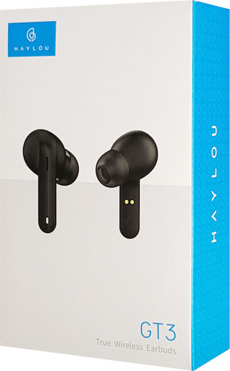 Haylou GT3 In-ear Bluetooth Handsfree Earphones with Sweat Resistance and Charging Case Black view 3