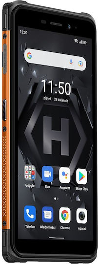 Hammer Iron 4 Dual SIM (4GB/32GB) Resistant Smartphone Black / Orange view 3
