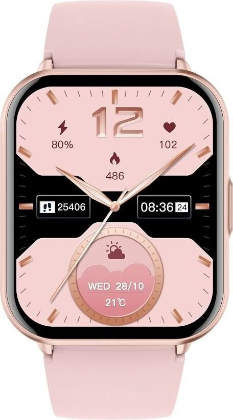 Titmo Smartwatch E-100 TFT Bluetooth Call Pink view 1