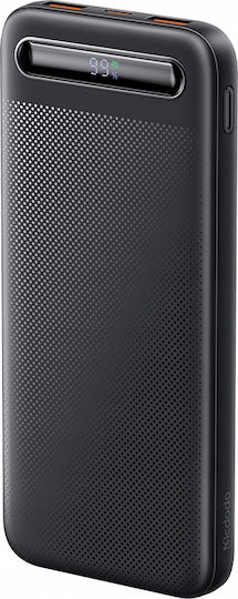 Mcdodo MC-3881 Power Bank 10000mAh 22.5W with 2 USB-A Ports and USB-C Port Black view 7