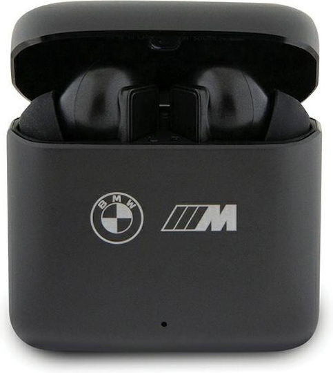 BMW Black M Collection In-ear Bluetooth Handsfree Earphones with Charging Case Black view 1