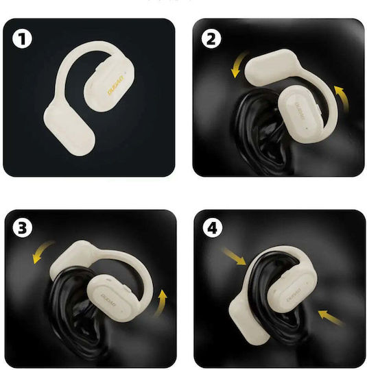 Dudao U4A Open Ear Bluetooth Handsfree Earphone with Sweat Resistance White view 6