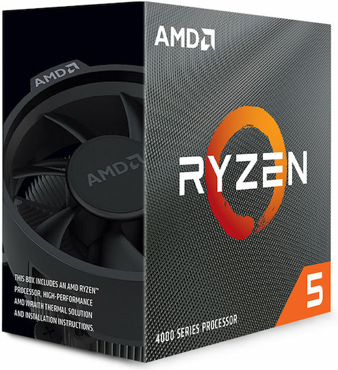 AMD Ryzen 5 4500 3.6GHz Processor 6 Core for Socket AM4 in Box with Heatsink view 1