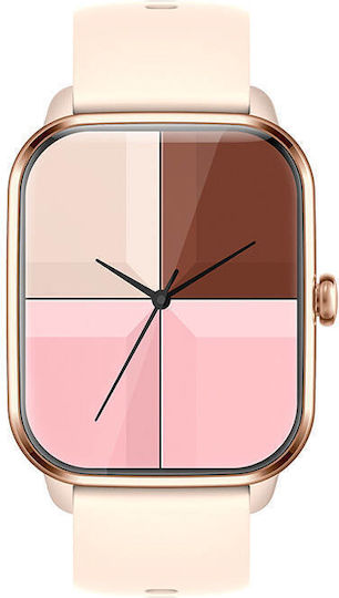 Colmi C61 Aluminium Smartwatch with Heart Rate Monitor (Pink) vue 2