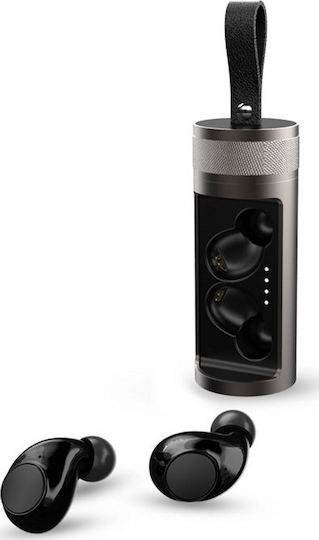 NOD Soundtube In-ear Bluetooth Handsfree Earphones with Charging Case Gray vue 4