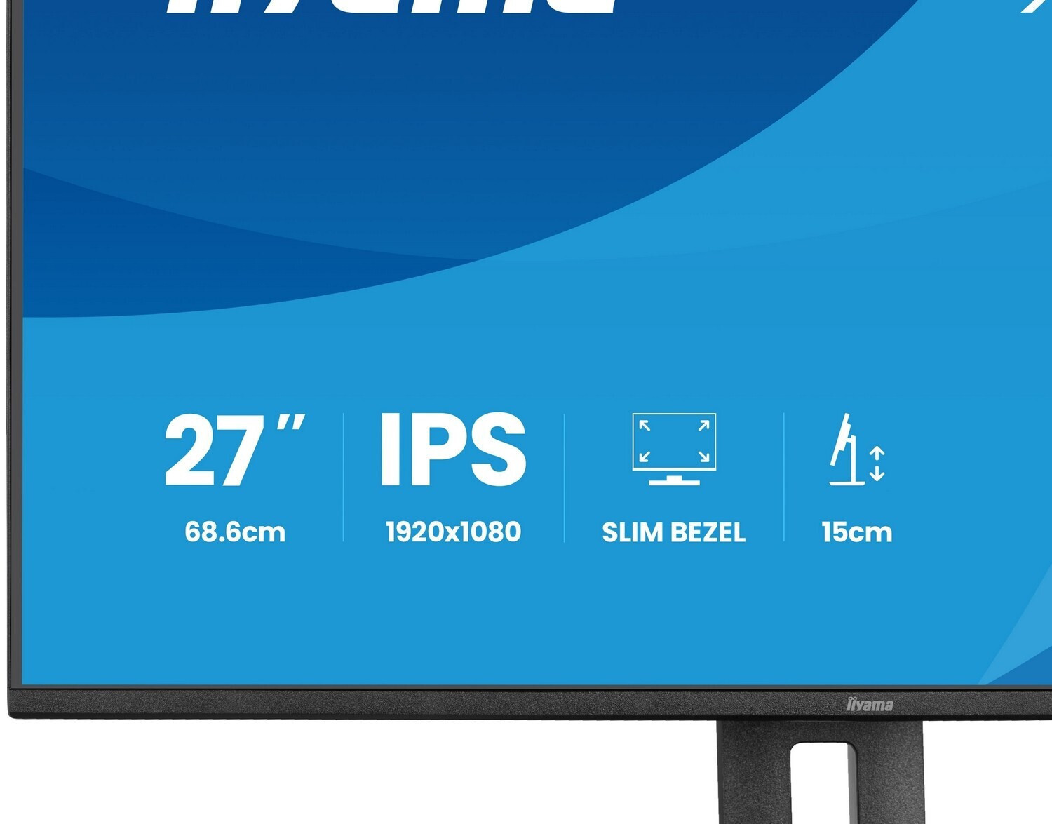 Iiyama XB2797HSU-B1 IPS Monitor 27" FHD 1920x1080 view 7