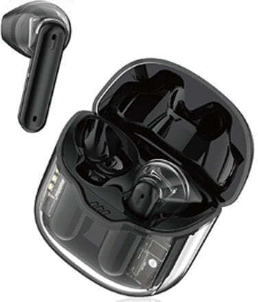 Earbud Bluetooth Handsfree Earphones with Charging Case Black view 1