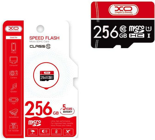 XO Flash Card 256GB U1 90MB/s with Adapter view 1