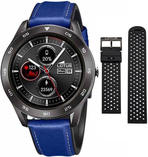 Lotus Watches 50012/2 48mm Smartwatch with Heart Rate Monitor (Black) view 1