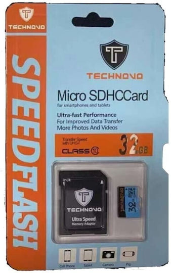 Technovo Micro microSDHC 8GB Class 10 with Adapter view 3