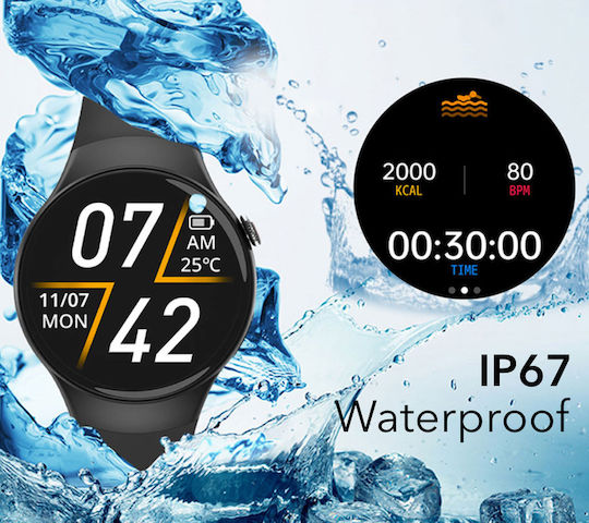 AGBarr Battery Watch with Rubber Strap view 5