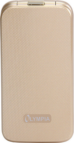 Olympia Luna Dual SIM Mobile with Buttons (English Menu) Gold view 5