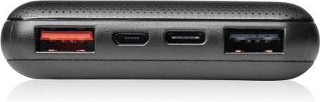 Naxius NXPBNW-CX102 Power Bank 10000mAh 22.5W with 2 USB-A Ports Quick Charge 3.0 Black vue 3