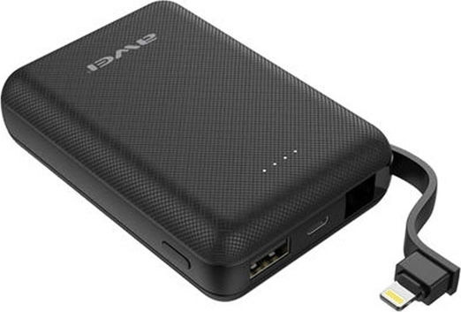 Awei P45K Power Bank 10000mAh with USB-A Port Black