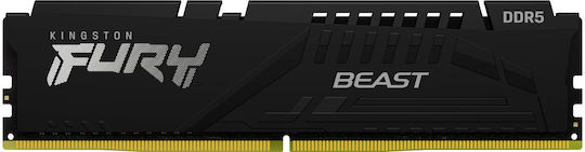 Kingston Fury Beast DDR5 with Module 1x16GB and Speed 6000 for Desktop KF560C36BBE2-16