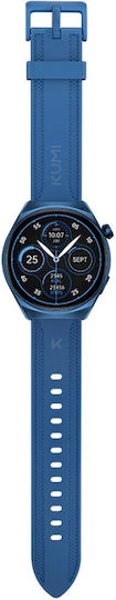 Kumi GW6 Smartwatch with Heart Rate Monitor (Blue) view 5