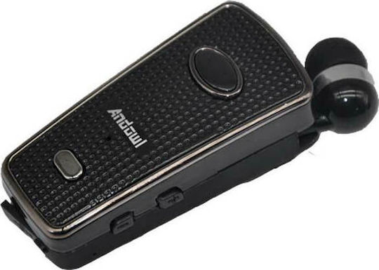 Andowl Q-E81 In-ear Bluetooth Handsfree Earphone Lapel Black view 1