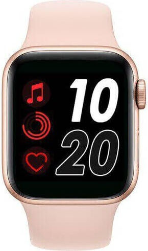 T500 Smartwatch with Heart Rate Monitor (Pink) view 2
