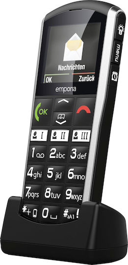 Emporia Simplicity Single SIM Mobile with Large Buttons Black view 2
