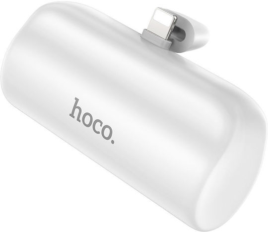 Hoco J106 Pocket Lightning Power Bank 5000mAh White view 1