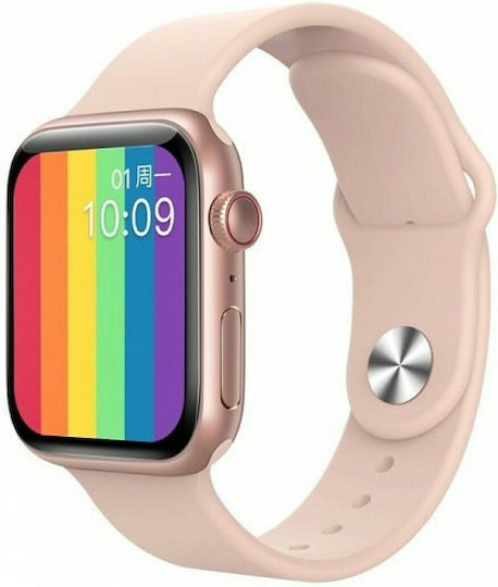 LD6 Smartwatch with Heart Rate Monitor (Pink)