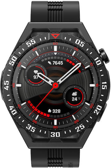 Huawei Watch GT 3 SE 46mm Waterproof with Heart Rate Monitor (Graphite Black)
