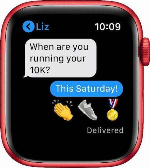 Apple Watch Series 6 Aluminium 44mm Waterproof with Heart Rate Monitor (Product Red) view 6