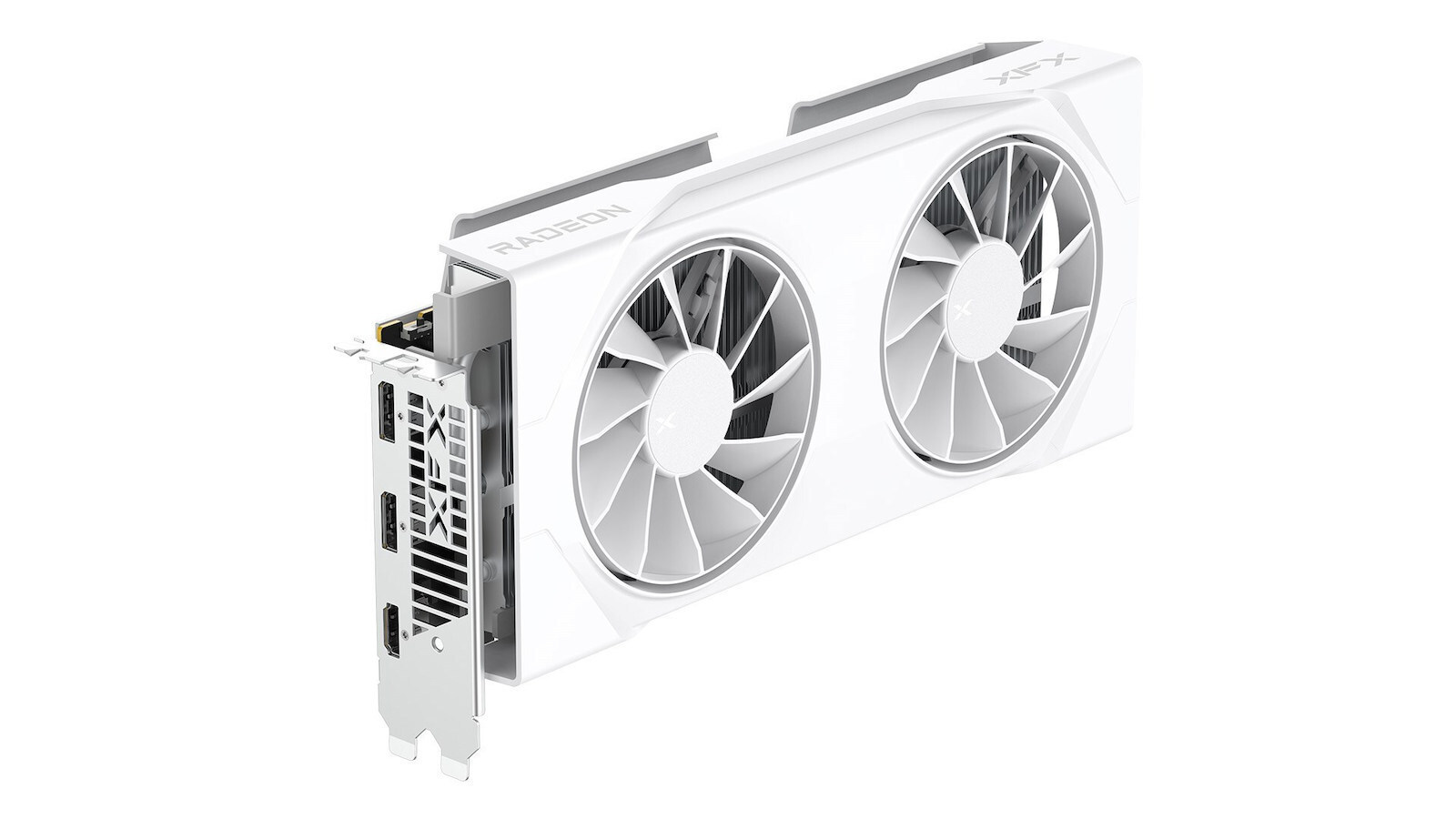 XFX Radeon RX 9060 XT 8GB GDDR6 Swift OC White Gaming Edition Graphics Card RX-96TSW8GWQ view 3