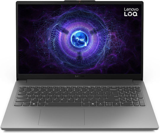 Lenovo LOQ 15IAX9 15.6" IPS FHD 144Hz (i5-12450HX/16GB/512GB SSD/GeForce RTX 2050/No OS) Luna Grey (US Keyboard) view 3