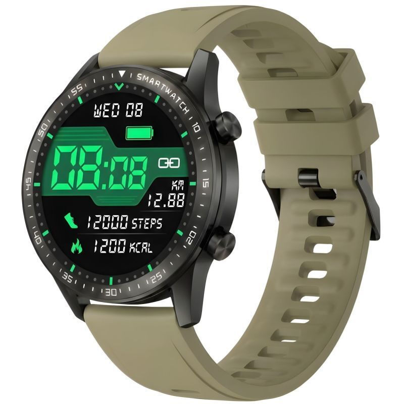 Gravity Smartwatch Black 2 Straps Gt10-2 दृश्य 5