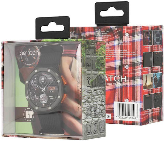 Lamtech LAM113461 47mm Smartwatch (Black) view 3