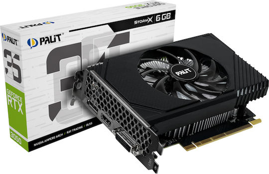 Palit GeForce RTX 3050 6GB GDDR6 StormX Graphics Card view 4
