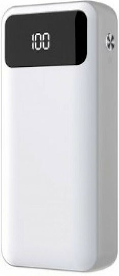 Xipin PX503 Power Bank 10000mAh with 2 USB-A Ports White view 1