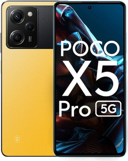 Xiaomi Poco X5 Pro 5G Dual SIM (6GB/128GB) Yellow view 1