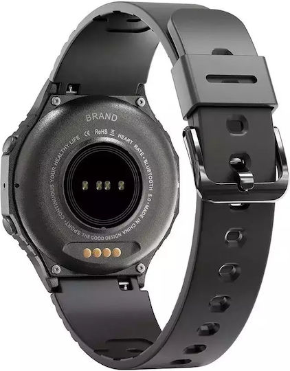 Nubi H88 Smartwatch with Heart Rate Monitor (Black) view 3