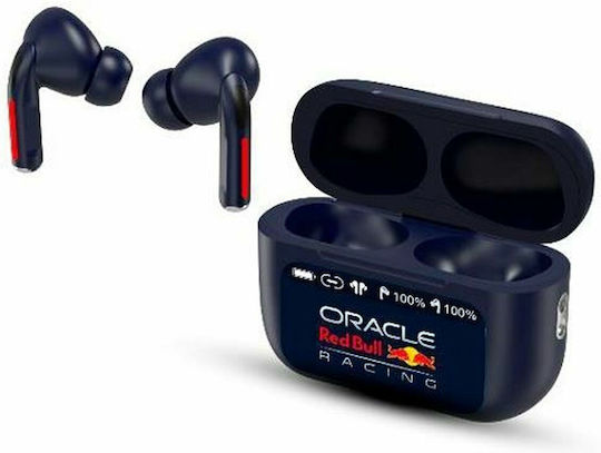 Red Bull Racing Nitro In-ear Bluetooth Handsfree Earphones with Charging Case Blue view 2
