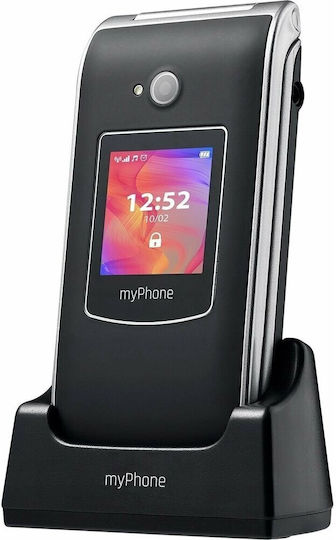 MyPhone Rumba 2 Single SIM Mobile with Large Buttons Black view 1